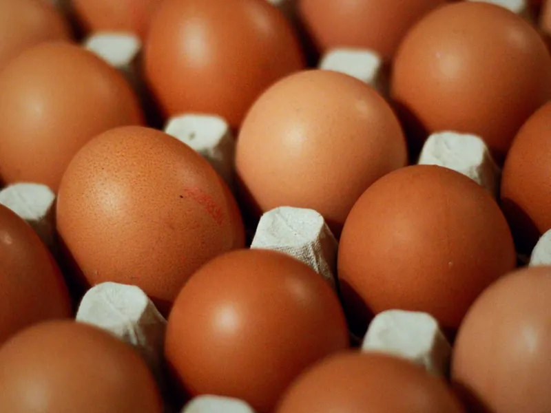 Huevos en charola